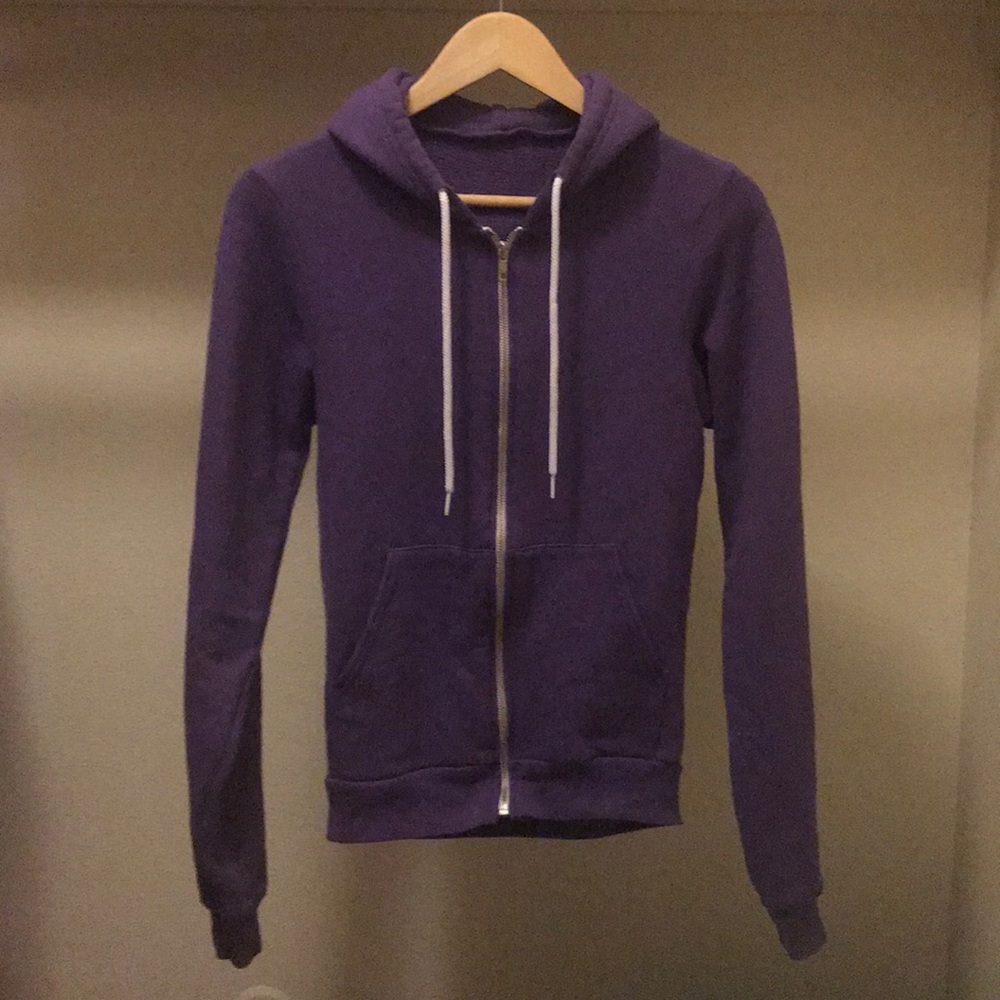 American Apparel Purple Classic Hoodie